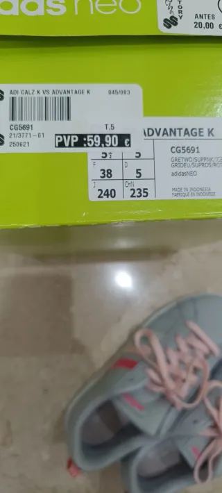 Zapatillas Adidas Neo Mujer Verdes