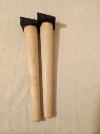 2 Patas de Madera de Haya