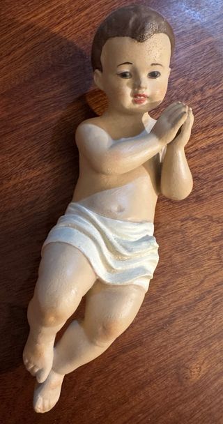 Niño Jesús de cerámica