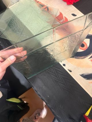 5 Platos de Vidrio Fundido nuevos