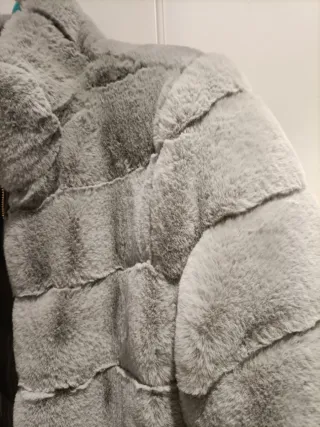 Chaqueta/parka/chaquetón.Preciosa/ reversible Gris