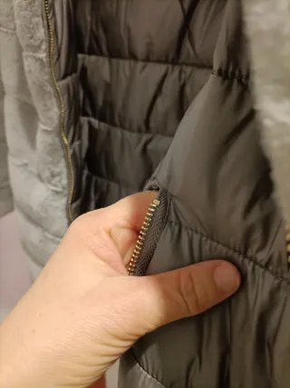 Chaqueta/parka/chaquetón.Preciosa/ reversible Gris