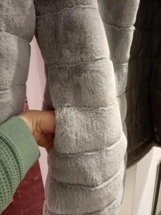Chaqueta/parka/chaquetón.Preciosa/ reversible Gris