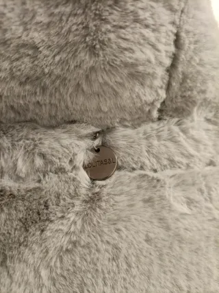 Chaqueta/parka/chaquetón.Preciosa/ reversible Gris