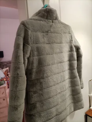 Chaqueta/parka/chaquetón.Preciosa/ reversible Gris