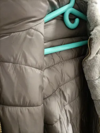 Chaqueta/parka/chaquetón.Preciosa/ reversible Gris