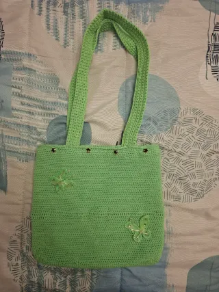 Borse all'uncinetto fatte a mano