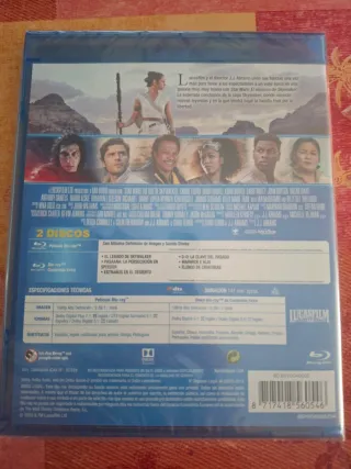 Star Wars: El Ascenso de Skywalker Blu-ray