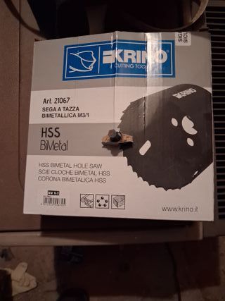 Sega a tazza Krino HSS BiMetal 160mm