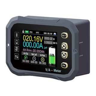 Fyearfly monitor batería 0‑120V 600A BT LCD