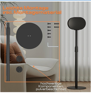 Supporto regolabile per Sonos Era 300/100, nero