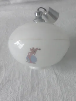 Lote lámparas cristal y metal