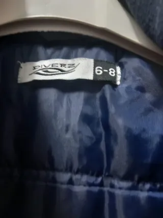 Traje Nieve Talla 6/8 Años Unisex Diver nuevo1 uso
