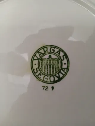 Plato llano negro VARGAS SEGOVIA