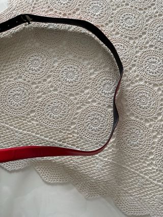 Cinturón Versace Medusa Negro y Plateado