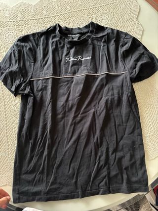 Camiseta naranja y rosa