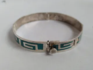 Pulsera Plata Diseño Azteca en Plata 925 - Taxco
