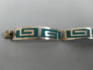 Pulsera Plata Diseño Azteca en Plata 925 - Taxco