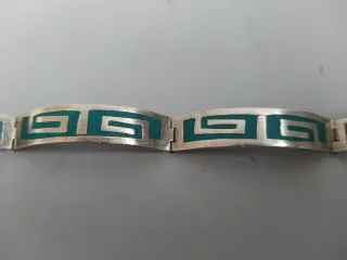 Pulsera Plata Diseño Azteca en Plata 925 - Taxco