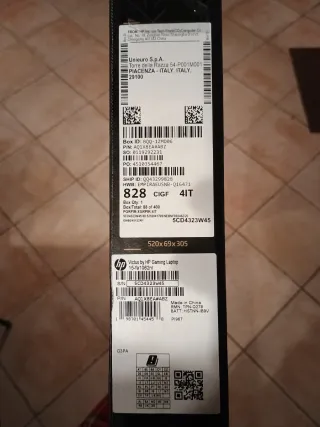 HP Victus 15 Gaming i7 13620H RTX 4060 1TB garanzi