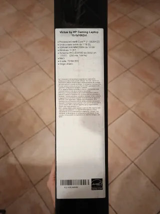 HP Victus 15 Gaming i7 13620H RTX 4060 1TB garanzi