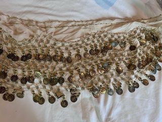 Pack de faldas y pañuelo danza vientre con monedas