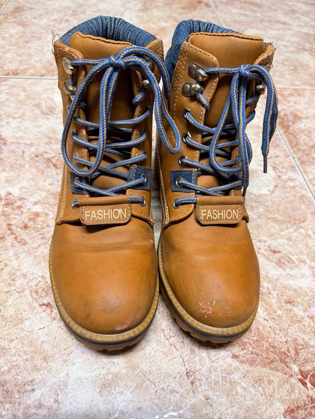 Botas Marrones Talla 40 Fashion