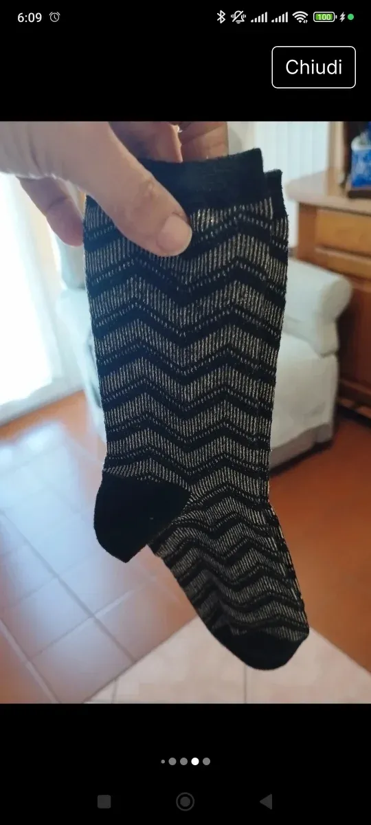 Tris gambaletti neri Goldenpoint