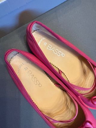 Bailarinas fucsia Bass 10 niña talla 35