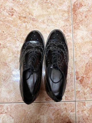 Scarpe in pelle scamosciata Saxo taglia 38