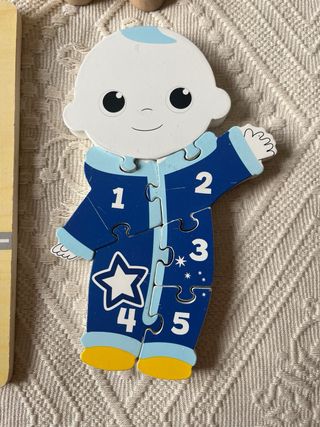 Lote Juguetes Puzzles y Vehículos Madera