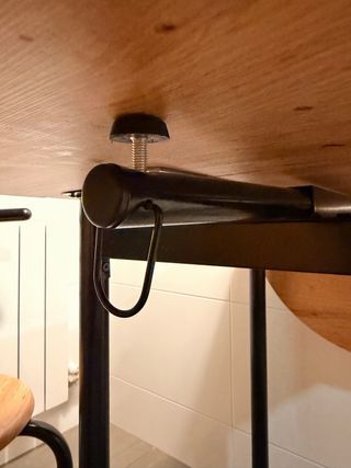 Mesa y 2 Sillas Cocina Madera y Metal