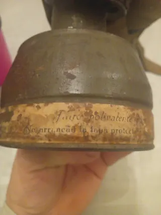 Máscara de gas antigua Guerra