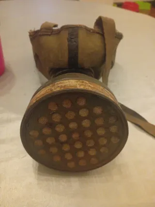 Máscara de gas antigua Guerra
