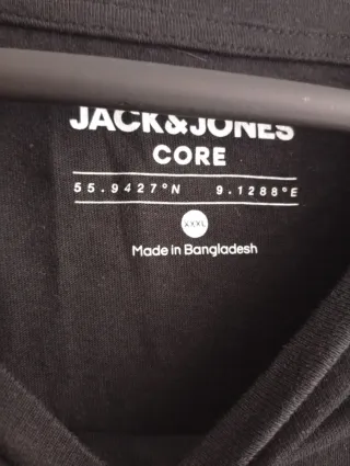 Camiseta Jack & Jones Hombre Negra