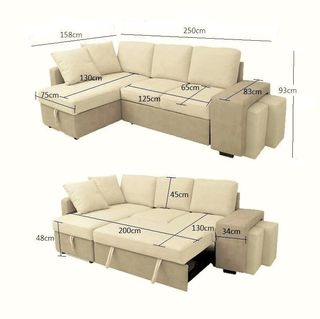 Sofá Cama Chaise Longue