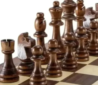 Set Figuras Ajedrez de madera Staunton 3,2/8,3 cm