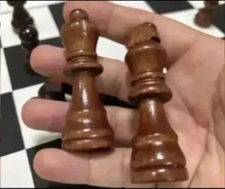 Set Figuras Ajedrez de madera Staunton 3,2/8,3 cm