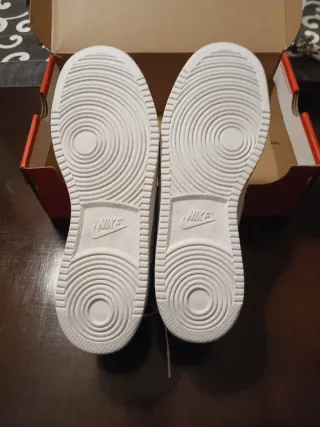 Scarpe Nike Bianche Baffo Blu Tg 43