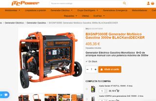 GENERADOR BLACK DECKER 3000W