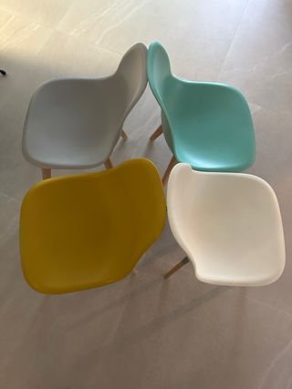 Juego de 4 sillas de comedor