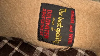 Cappotto Loden Dolomiten Vintage Mohair e Lana