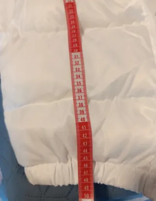 Chaqueta acolchada blanca Talla M