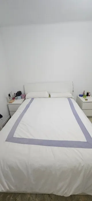 Cama completa: somier, colchón y base