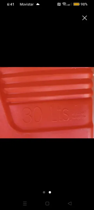 Garrafa combustible homologada 30L