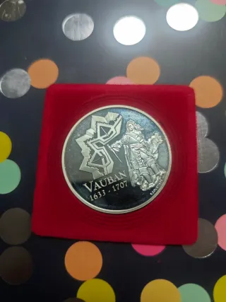 Moneda 1,5 euros Francia 2007 Vauban