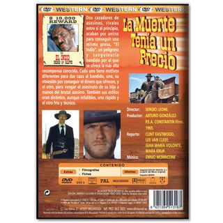 DVD La Muerte Tenía un Precio (Western)