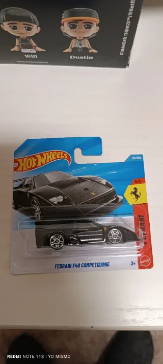 Hot Wheels Ferrari F40 Competizione Negro