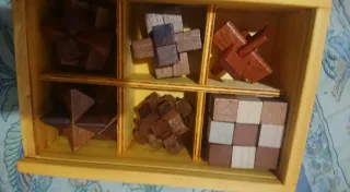 Juego de 6 Puzzles de Madera
