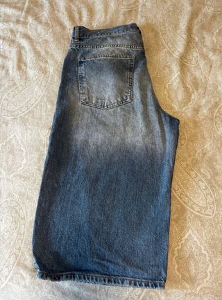 Pull&Bear Pantalones Cortos Vaqueros Anchos